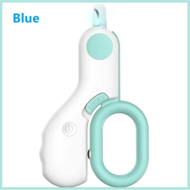 Professional Pet Nail Clipper with LED Light Portable Convenient Cat and Dog Claw Scissors Grooming Tools Puppy Supplies