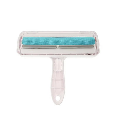 Pet Hair Roller Remover Lint Brush 2-Way Dog Cat Comb Tool Convenient Cleaning Dog Cat Fur Brush Base Home Furniture Sofa Clothe