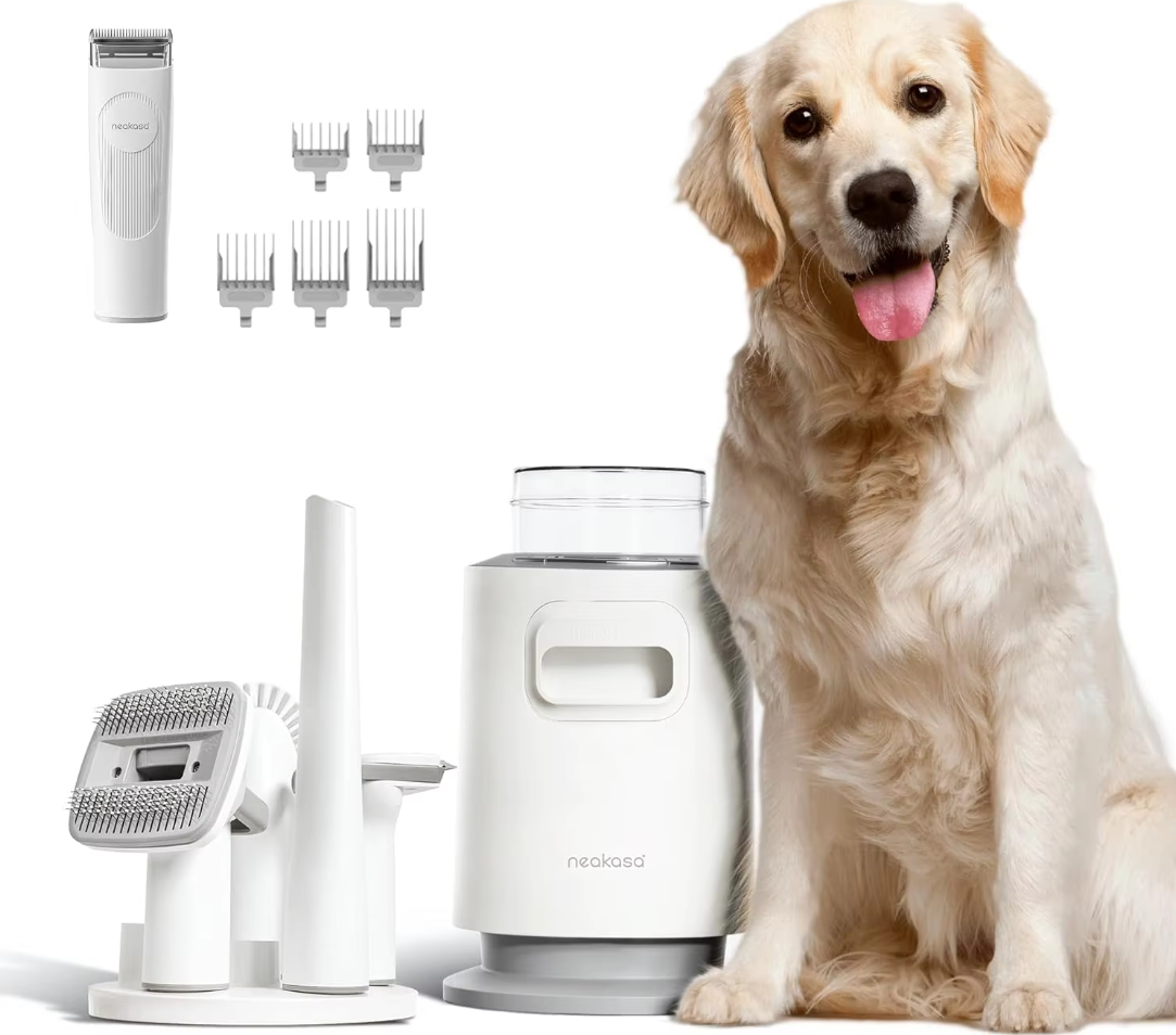 All In One Pet Grooming Vacuum & Clipper Set