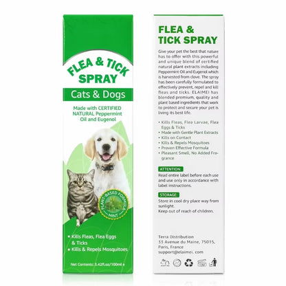 100Ml Cat Fleas & Prevention Scabiesmites Fleas Larvae Pet Health Care